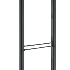 Kleiderständer 2 Stangen bis 136 kg schwarz