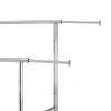 Kleiderständer 2 Stangen bis 180 kg silber