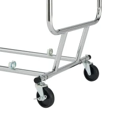 Kleiderständer 2 Stangen bis 180 kg silber