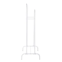 Kleiderständer 2 Stangen bis 40 kg weiss
