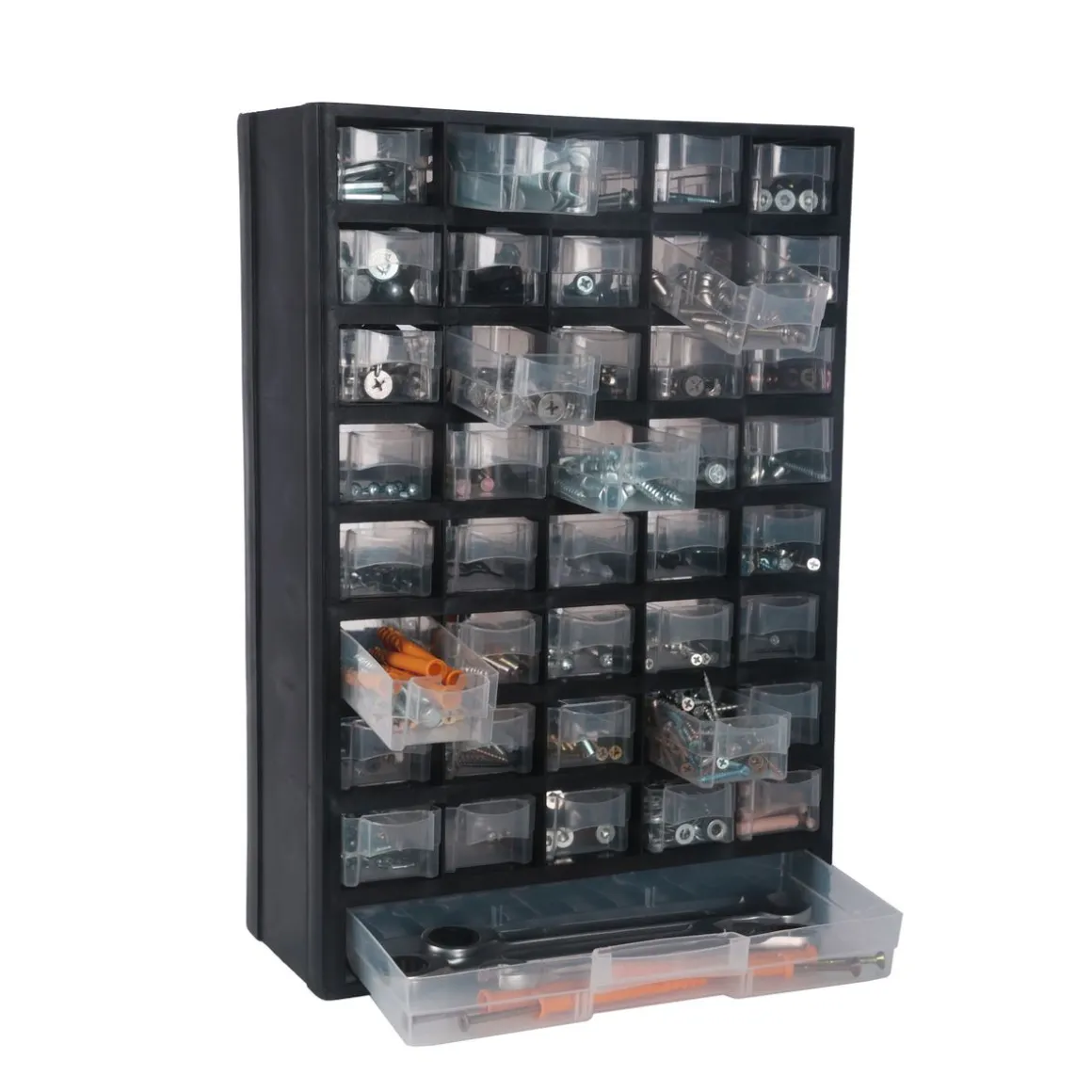 Kleinteilemagazin mit 41 Schubladen 2er Set