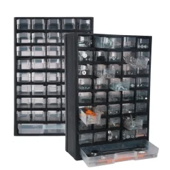 Kleinteilemagazin mit 41 Schubladen 2er Set
