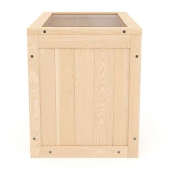 Kleintierkäfig Holz 60 x 35 x 42 cm natur