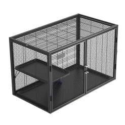 Kleintierkäfig 92 x 58 x 65 cm schwarz