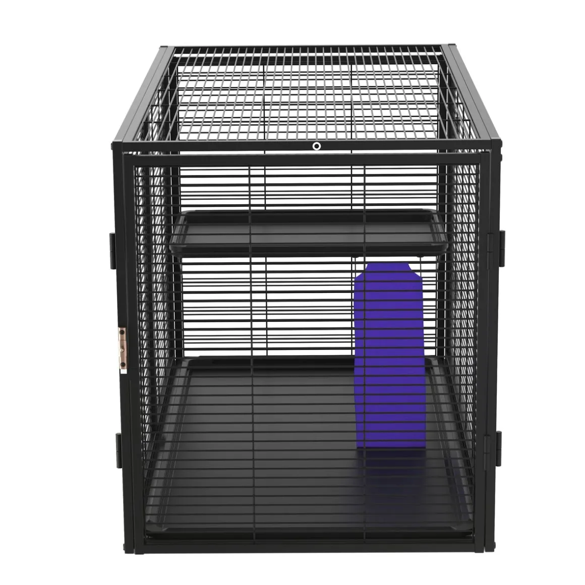 Kleintierkäfig 92 x 58 x 65 cm schwarz