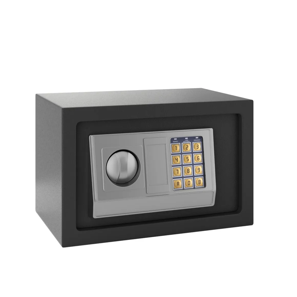 Kleintresor elektronisch 31 x 20 x 20 cm grau