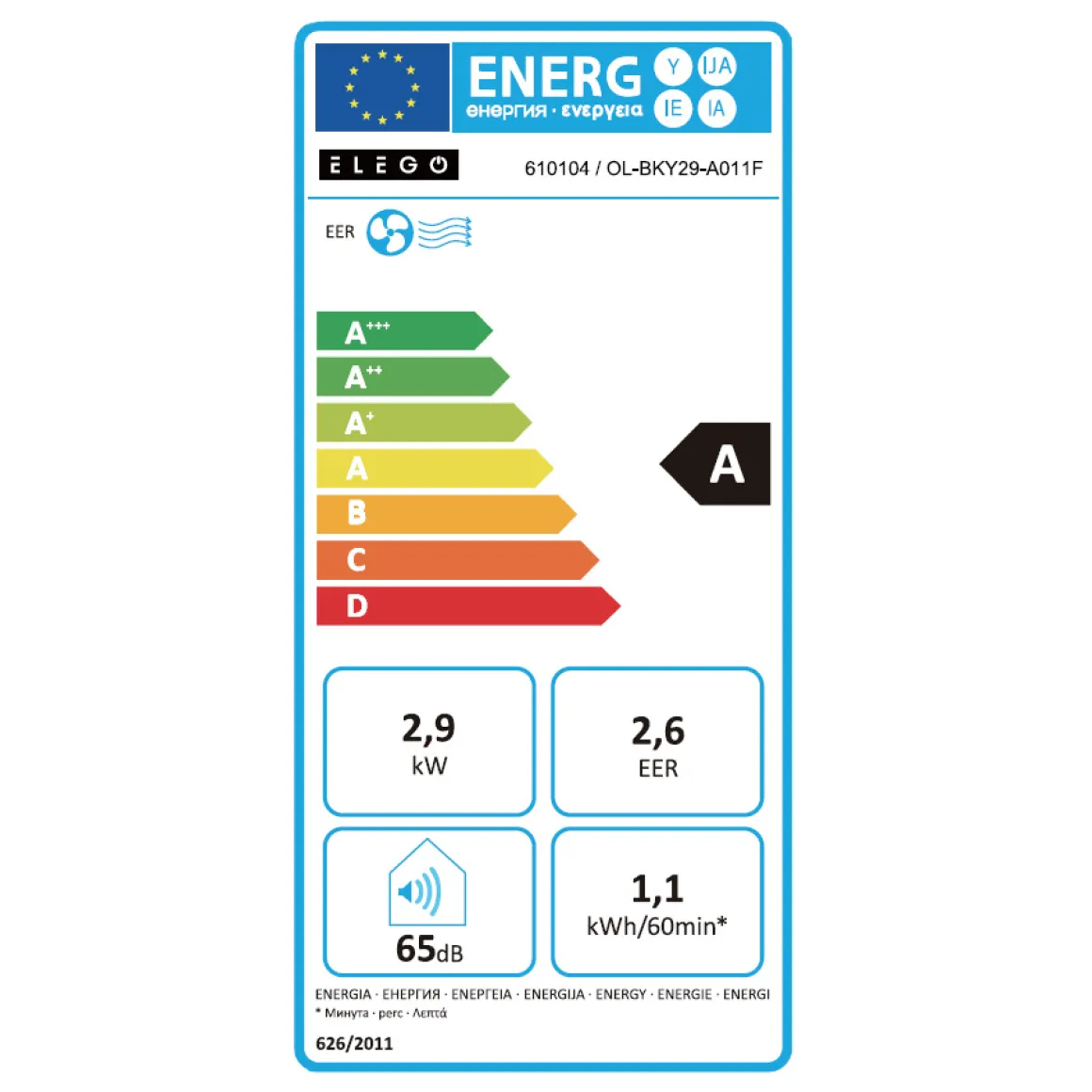 Klimaanlage ICE 10000 BTU weiss