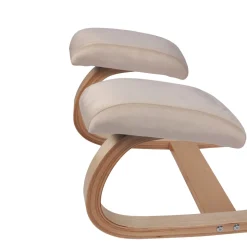 Kniestuhl Holz beige