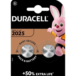 Knopfzelle DURACELL Lithium CR2025 2 Stk.