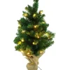 Künstlicher Weihnachtsbaum 60 cm mit Lichterkette