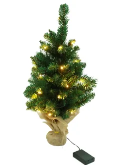 Künstlicher Weihnachtsbaum 60 cm mit Lichterkette