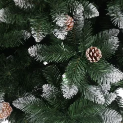 Künstlicher Weihnachtsbaum mit Schnee 150 cm