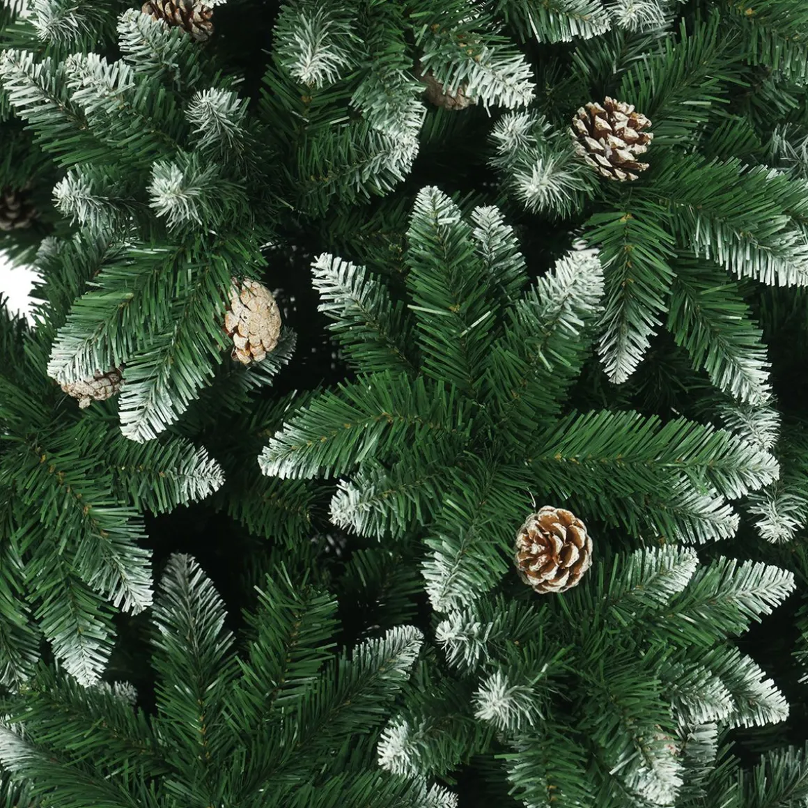 Künstlicher Weihnachtsbaum mit Schnee 150 cm