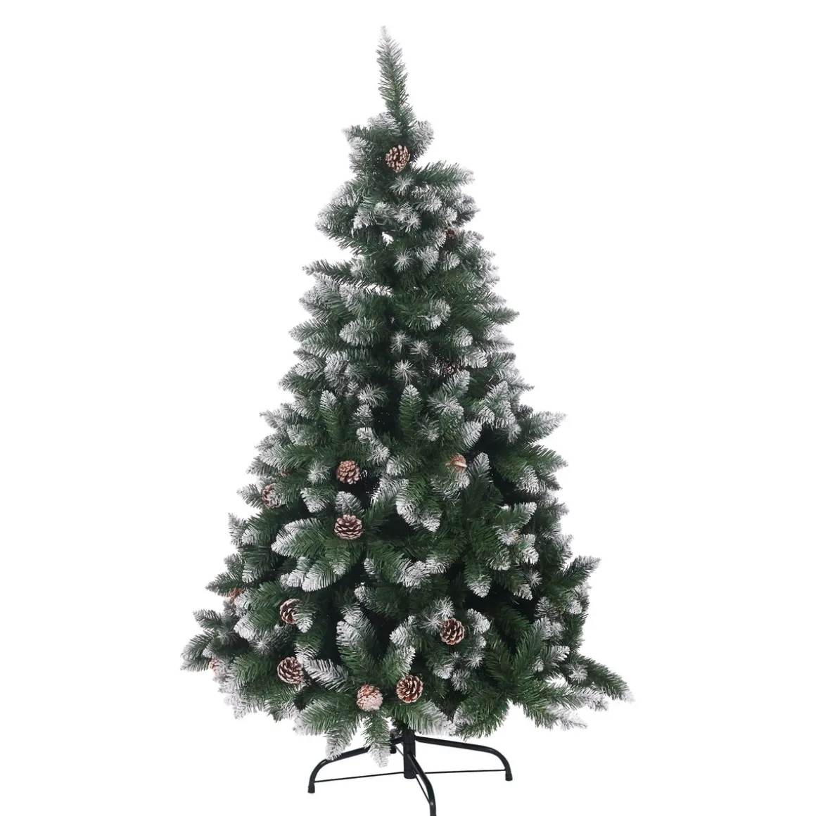 Künstlicher Weihnachtsbaum mit Schnee 150 cm
