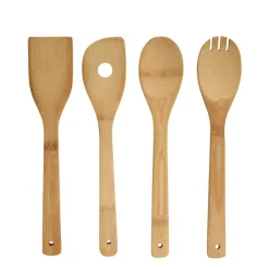 Kochbesteck Bambus Set 4-teilig
