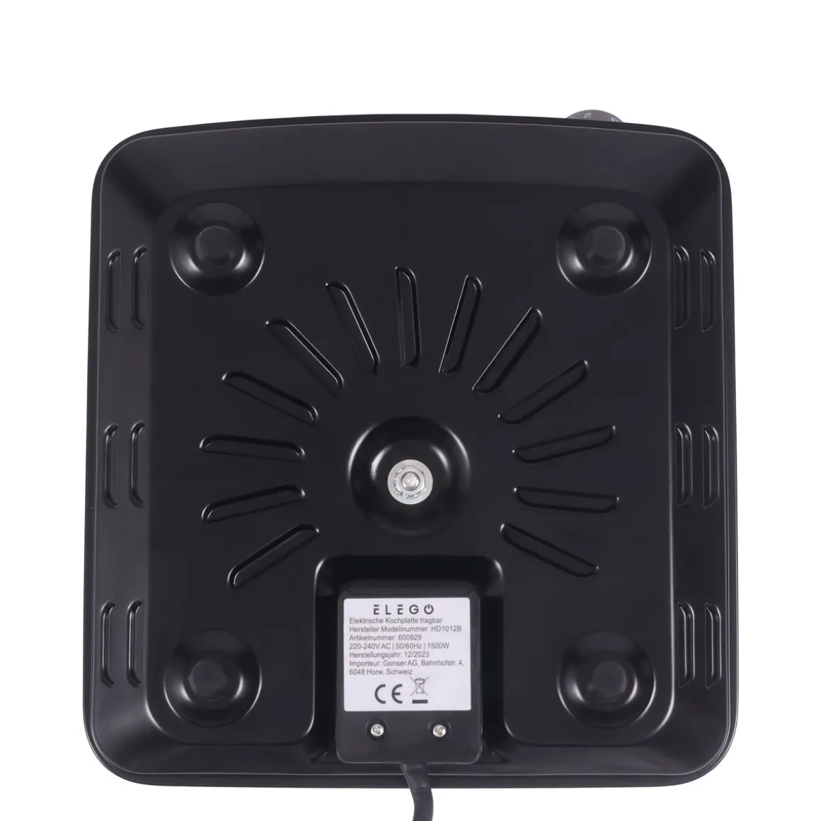 Kochplatte elektrisch 1500W