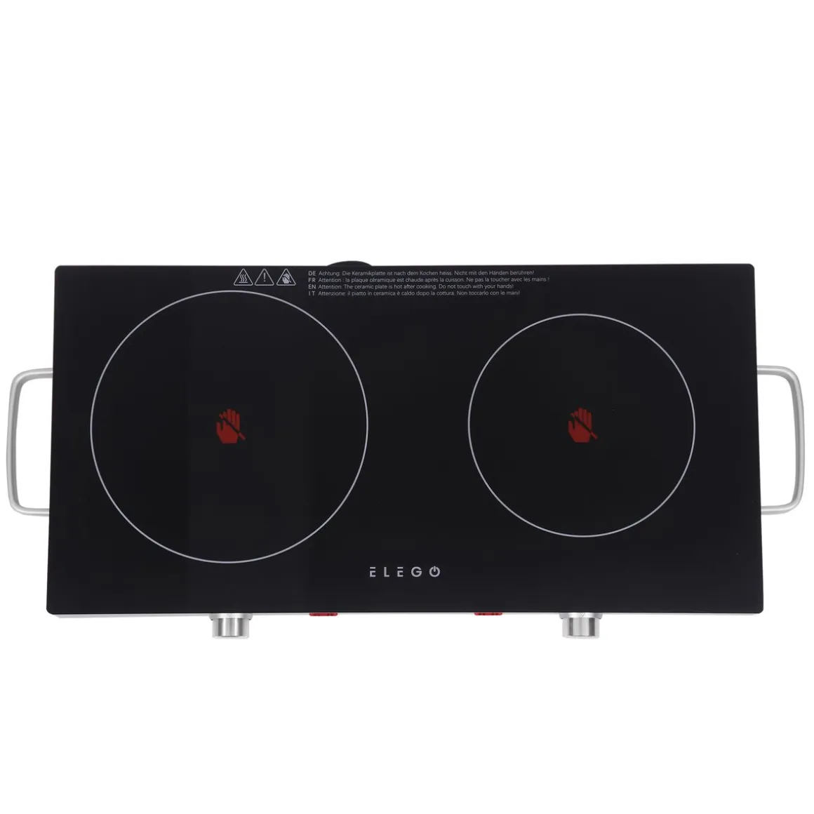 Kochplatte infrarot 2er Kochfeld 2800W