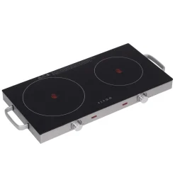 Kochplatte infrarot 2er Kochfeld 2800W