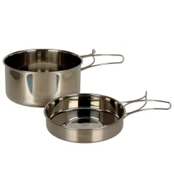 Kochtopf Edelstahl 2er Set