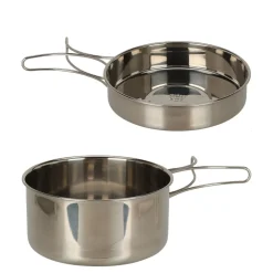 Kochtopf Edelstahl 2er Set