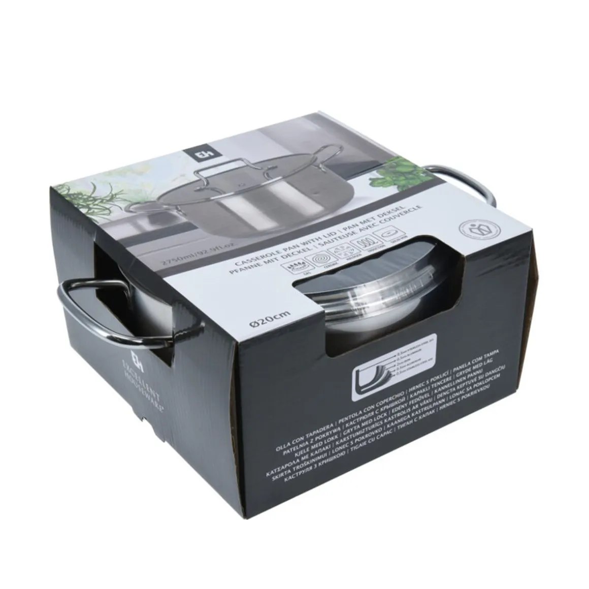 Kochtopf Edelstahl 2.75L