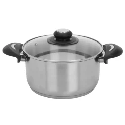 Kochtopf Edelstahl mit Deckel 2.7L