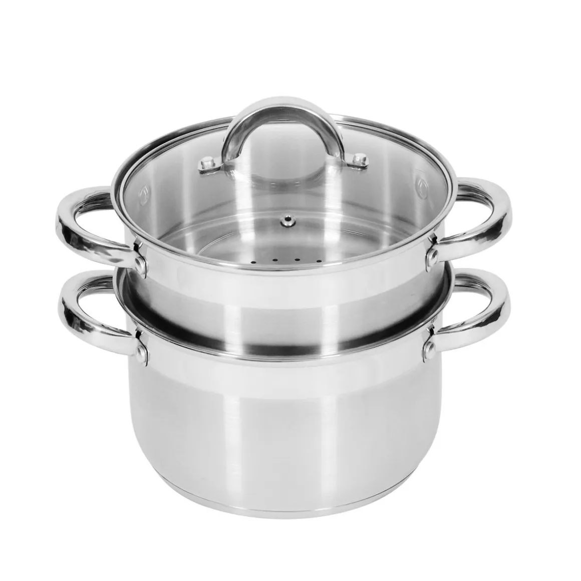 Kochtopf Edelstahl Set 15-teilig