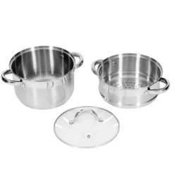 Kochtopf Edelstahl Set 15-teilig