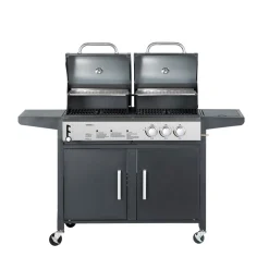 Kombigrill Gas 2+1 Brenner und Holzkohle