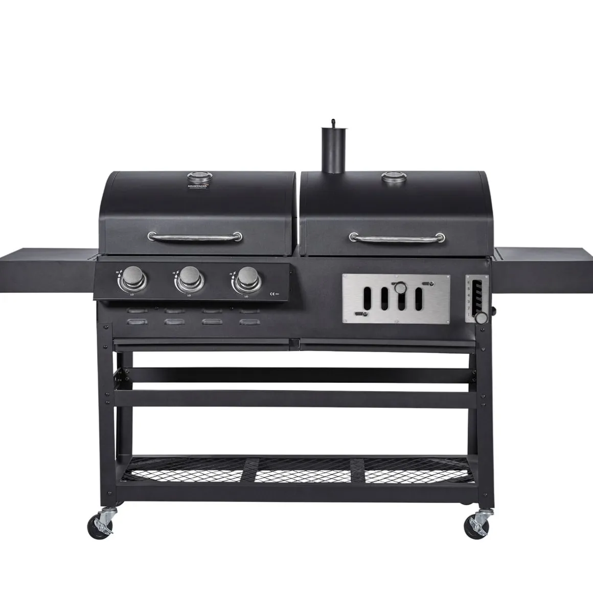 Kombigrill Gas und Holzkohle