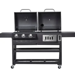 Kombigrill Gas und Holzkohle