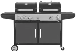 Kombigrill Gas und Holzkohle BBQ