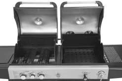 Kombigrill Gas und Holzkohle BBQ
