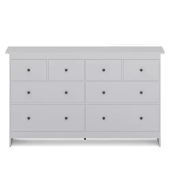 Kommode ADALIE 8 Schubladen 160 x 96 cm grau