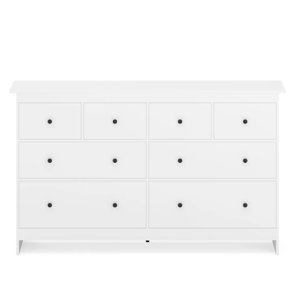 Kommode ADALIE 8 Schubladen 160 x 96 cm weiss