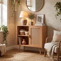 Kommode Holz ARNO 4 Fächer 75 x 78 cm