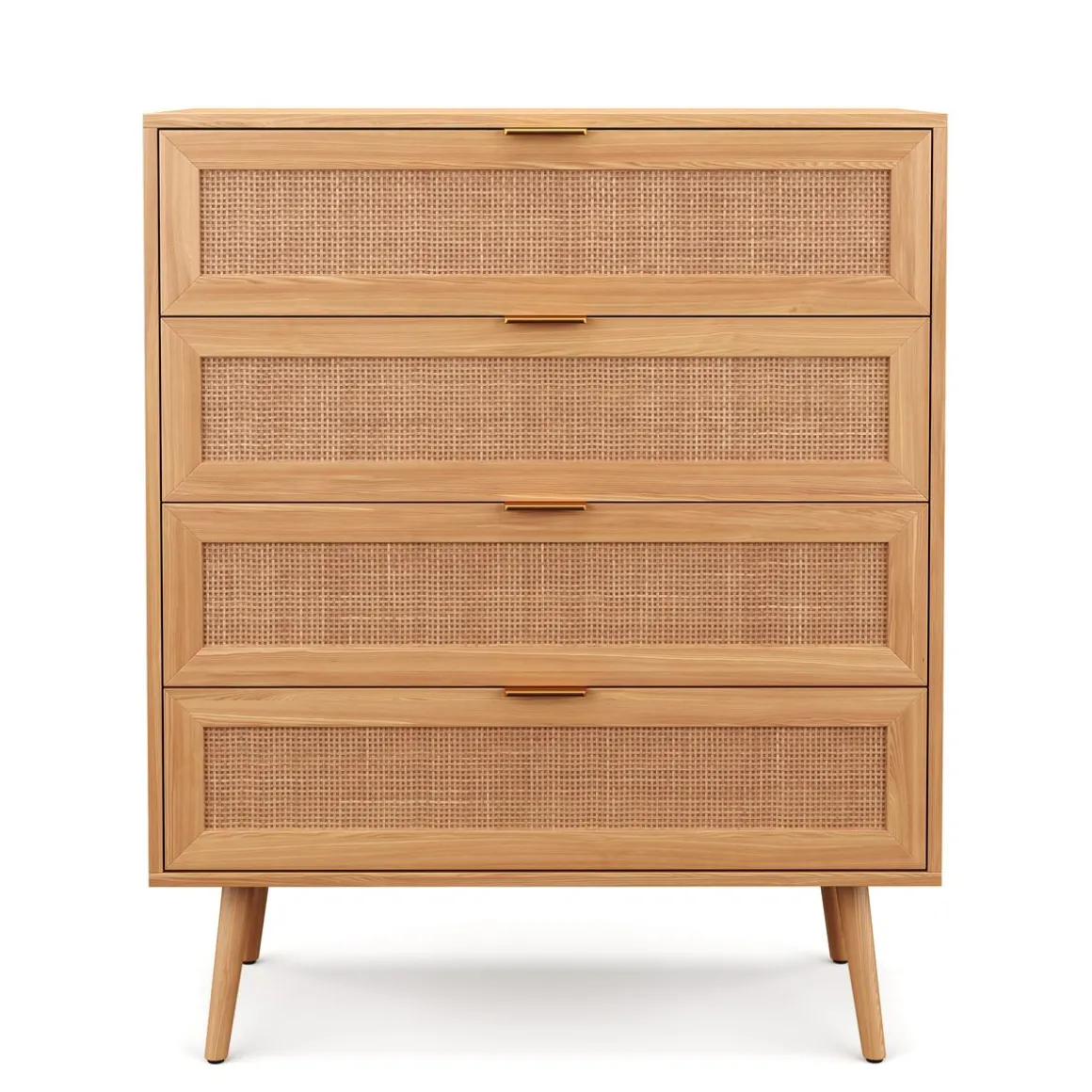 Kommode Holz ARNO 4 Schubladen 80 x 97 cm