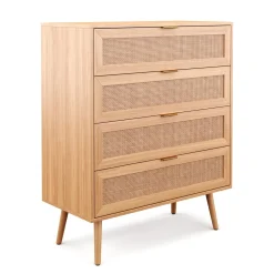 Kommode Holz ARNO 4 Schubladen 80 x 97 cm