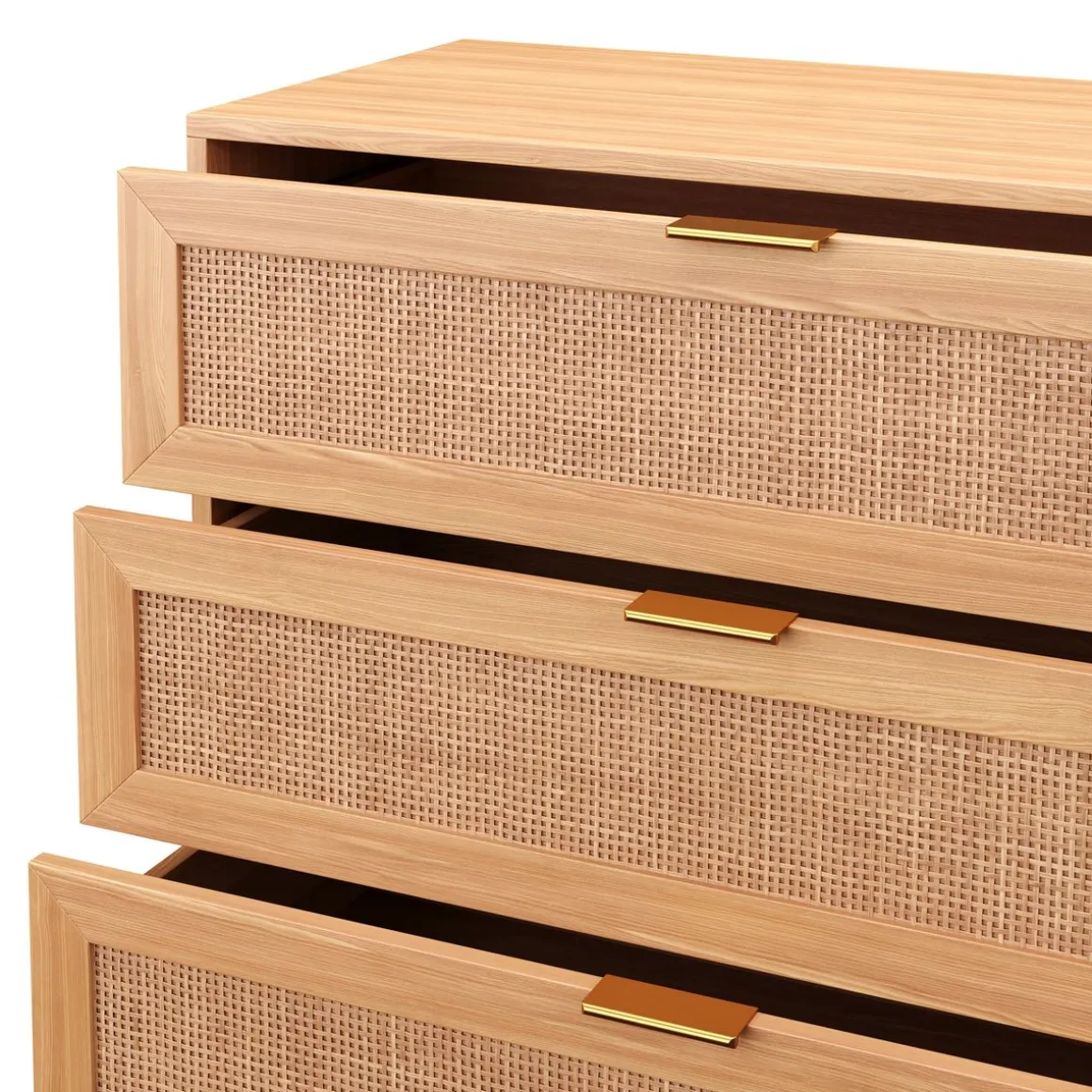 Kommode Holz ARNO 4 Schubladen 80 x 97 cm