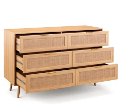 Kommode Holz ARNO 6 Schubladen 120 x 76 cm