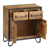 Kommode Holz Vintage BASTIAN 65 x 70 cm
