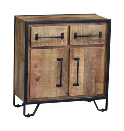 Kommode Holz Vintage BASTIAN 65 x 70 cm