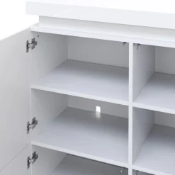 Kommode LED ENRICO 96 x 125 cm weiss