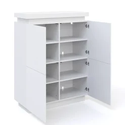 Kommode LED ENRICO 96 x 125 cm weiss