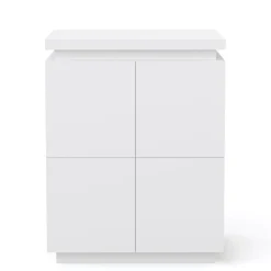 Kommode LED ENRICO 96 x 125 cm weiss