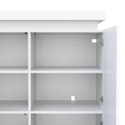 Kommode LED ENRICO 96 x 125 cm weiss