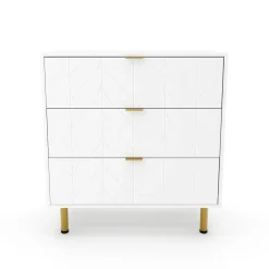 Kommode MARGO 80 x 85 cm weiss
