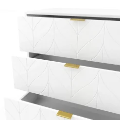 Kommode MARGO 80 x 85 cm weiss