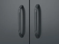 Kommode Metall BRANDO 80 x 101 cm anthrazit