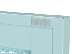 Kommode Metall BRANDO 80 x 101 cm mint